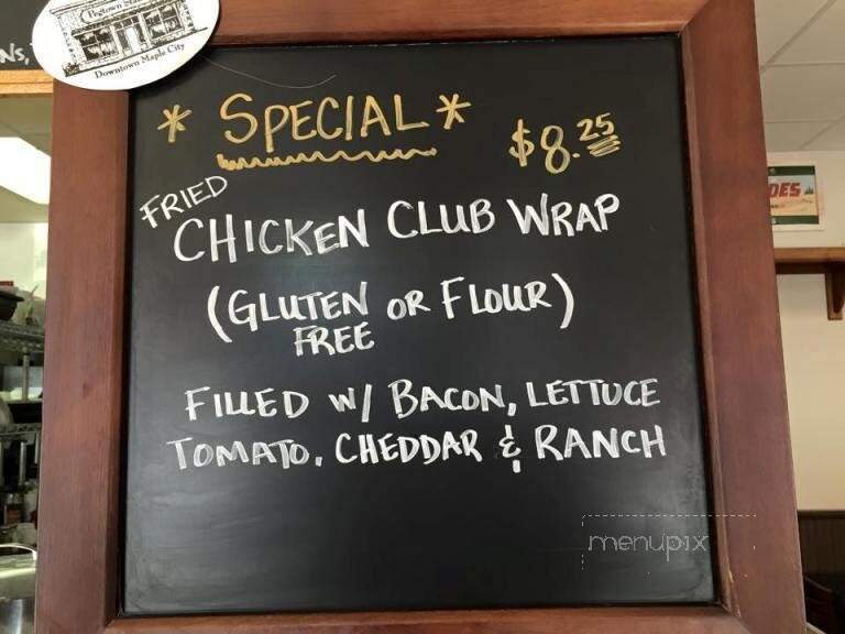 Peg Town Station - Maple City, MI menu_pic