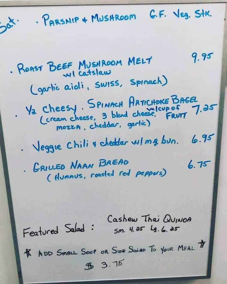 Marmalade Cat Cafe - Kelowna, BC menu_pic