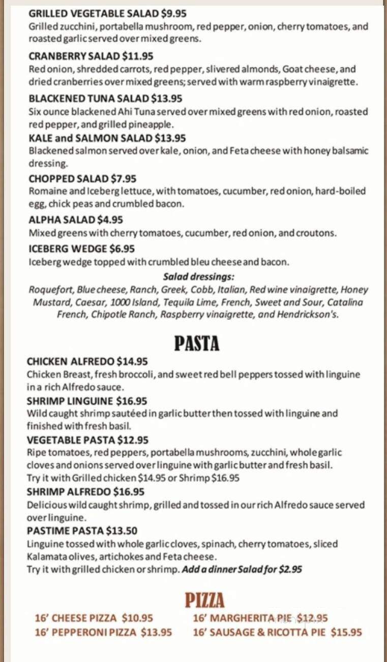 The Wild Wild West Sports Bar - Wheeling, WV menu_pic