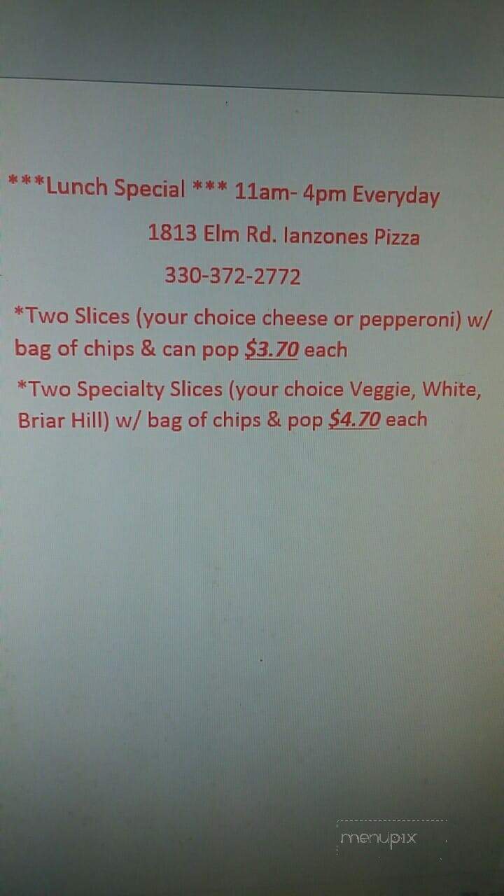 Ianazone's Pizza - Warren, OH