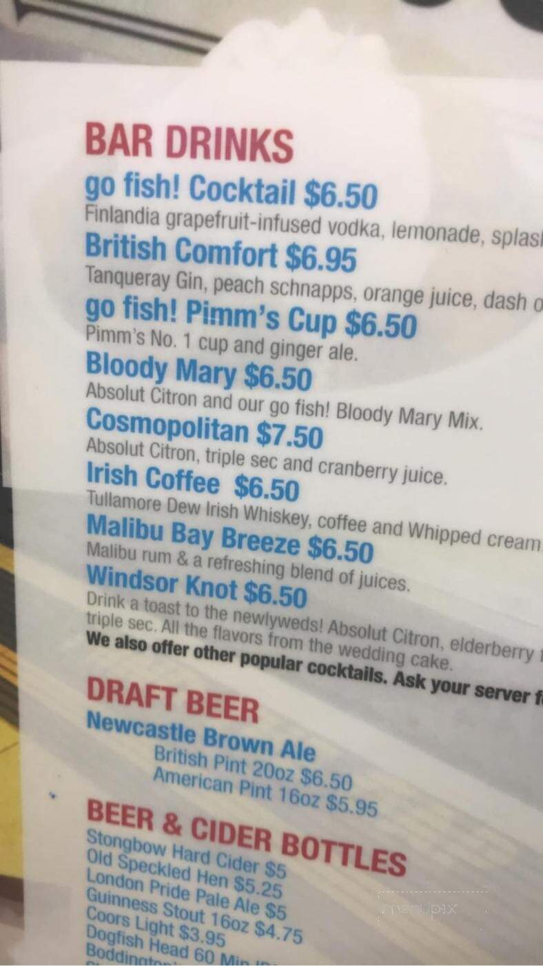 Go Fish - Rehoboth Beach, DE menu_pic