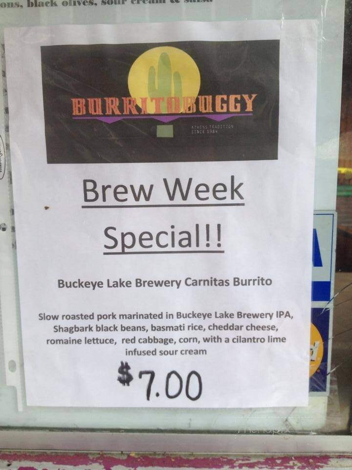 Burrito Buggy - Athens, OH menu_pic