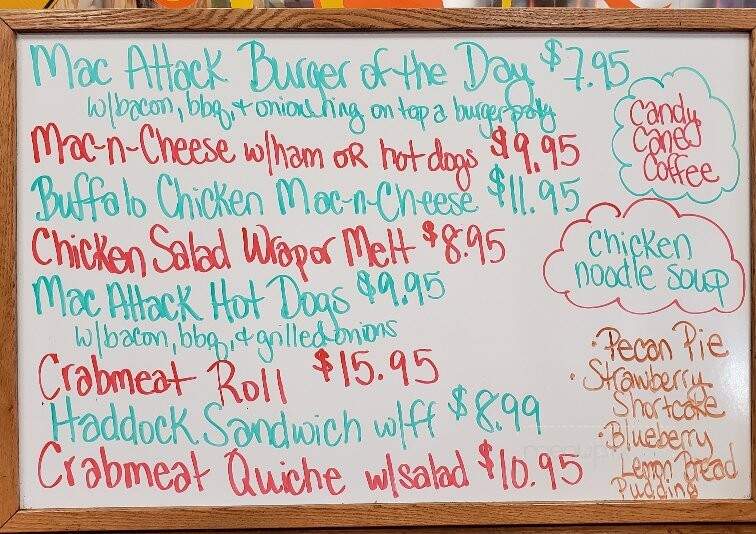 Sylvia's Cafe - Ellsworth, ME menu_pic