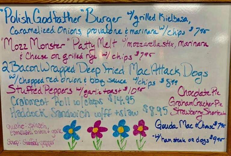 Sylvia's Cafe - Ellsworth, ME menu_pic