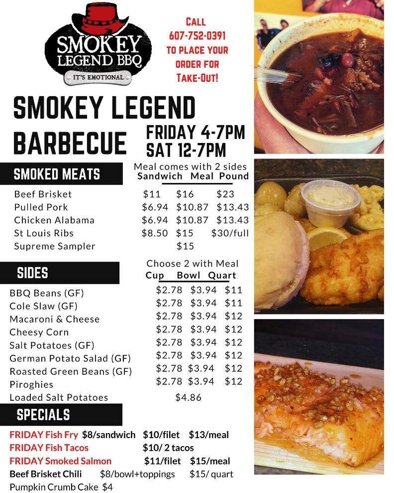 Smokey Legend Gourmet BBQ - Vestal, NY