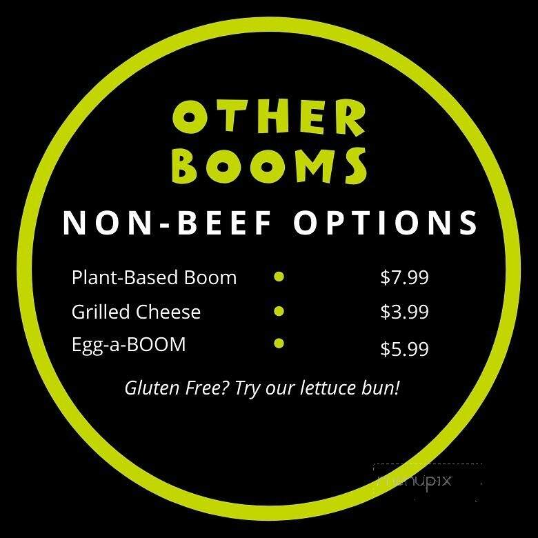 Boom Burger - Bedford, NS menu_pic