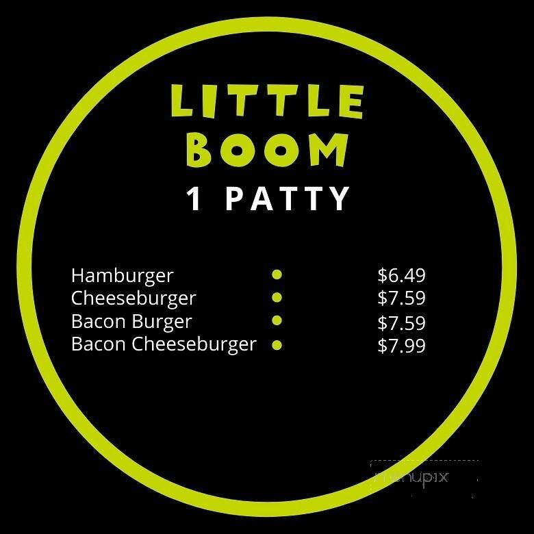 Boom Burger - Bedford, NS menu_pic