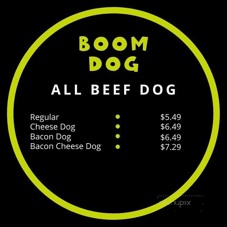 Boom Burger - Bedford, NS menu_pic