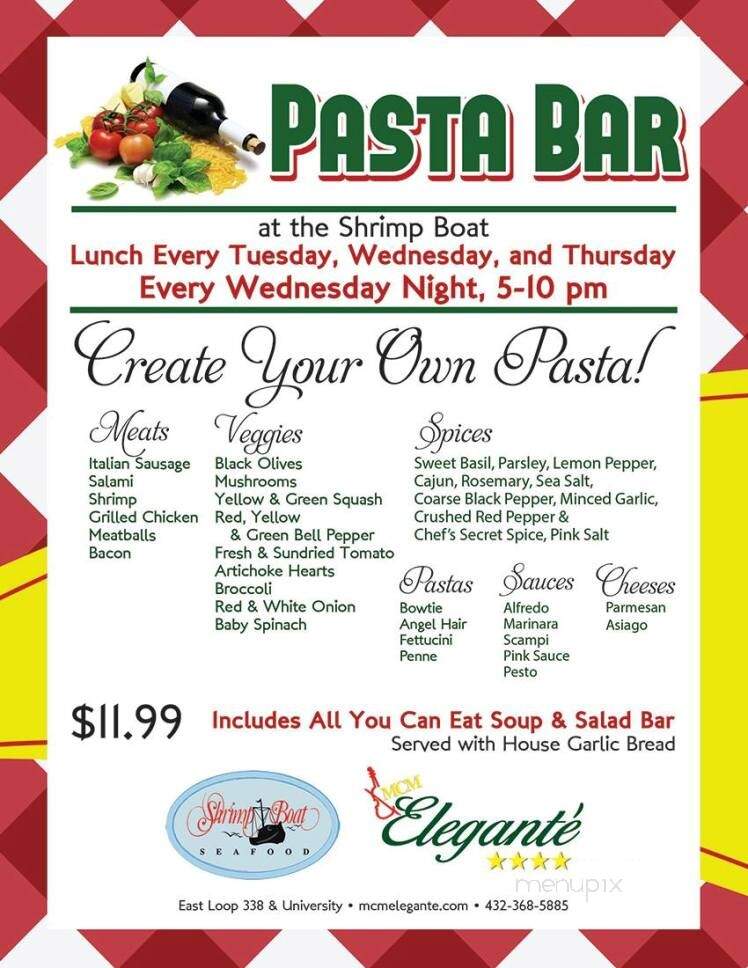 Shrimp Boat - Odessa, TX menu_pic