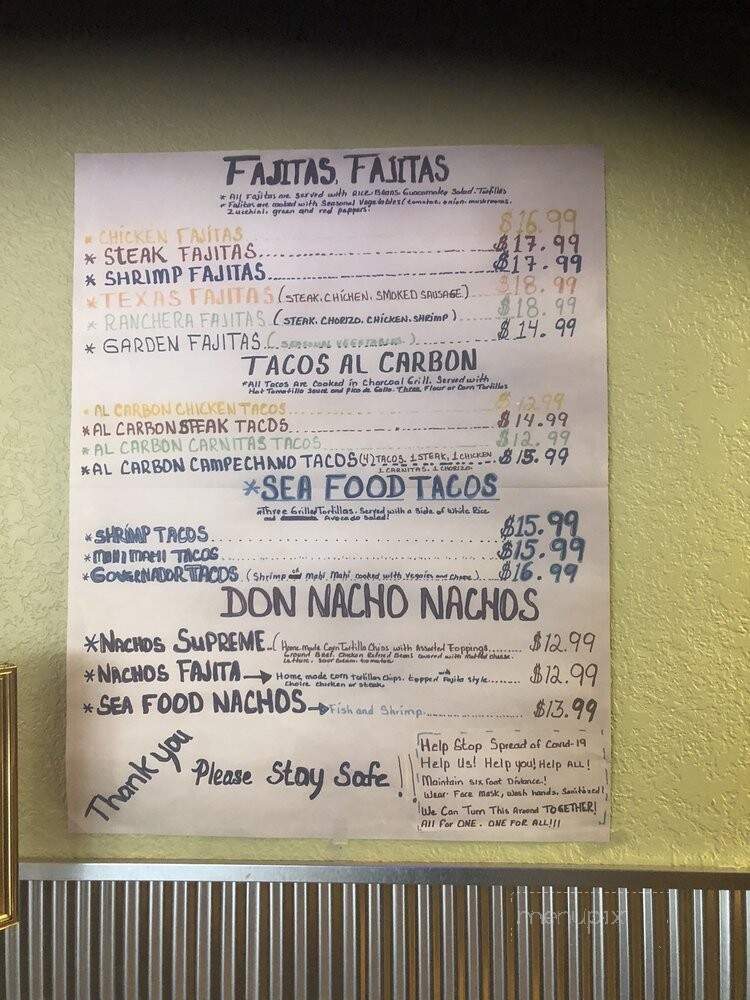 Los Pinos Mexican Restaurant - Livingston, MT menu_pic