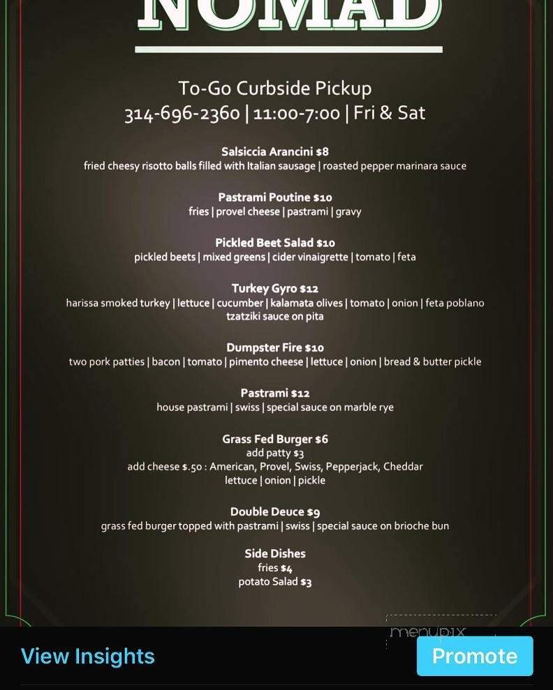 Nomad STL - St. Louis, MO menu_pic