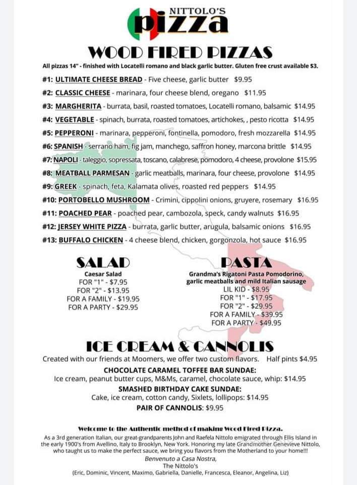Nittolo's Pizza - Lake Leelanau, MI menu_pic