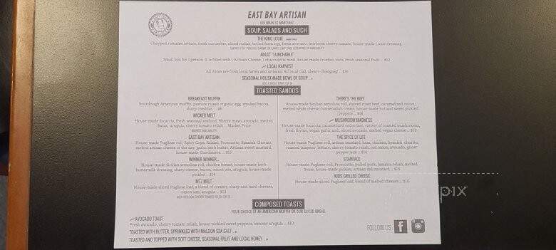 Market & Main - Martinez, CA menu_pic