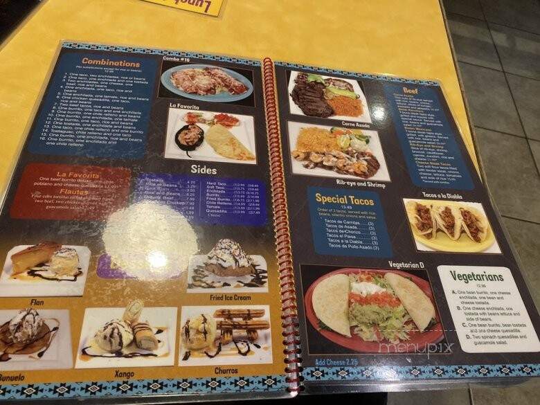 El Tarasco - Cape Coral, FL menu_pic