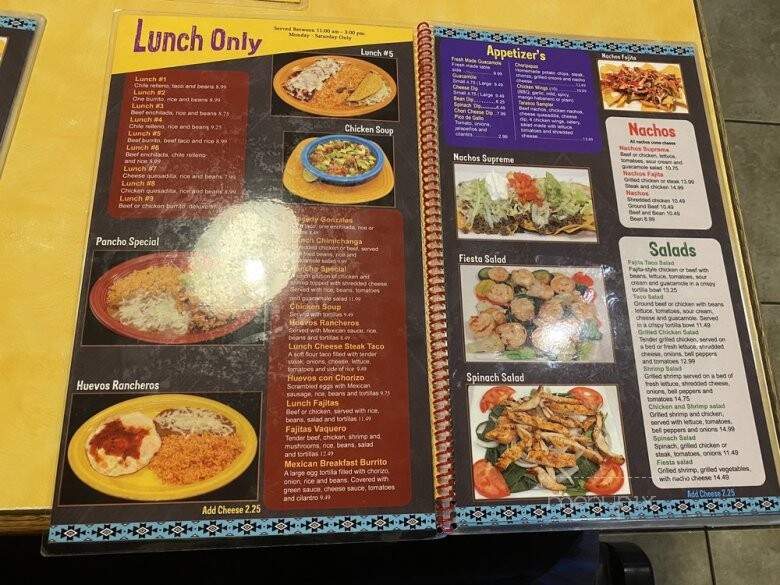 El Tarasco - Cape Coral, FL menu_pic