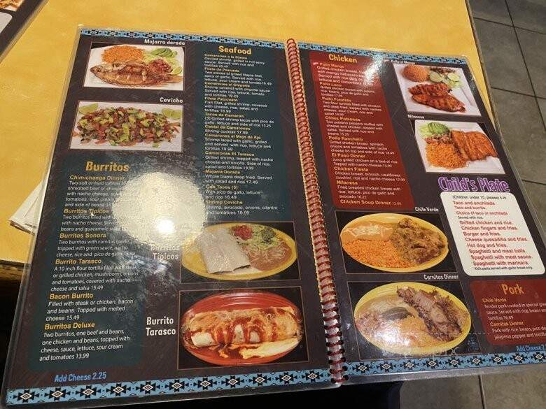 El Tarasco - Cape Coral, FL menu_pic