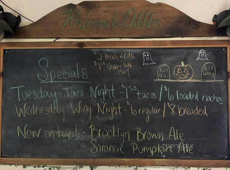 Dibble's Inn - Middleville, NY menu_pic
