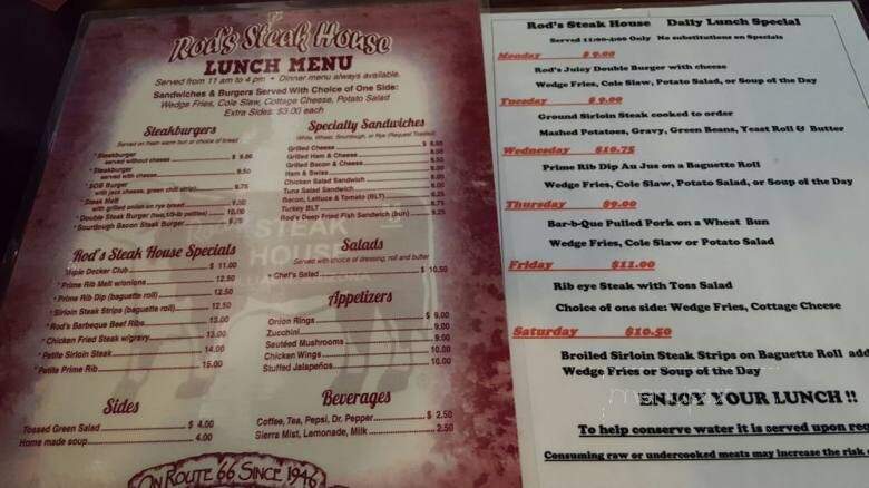 Rod's Steak House - Williams, AZ