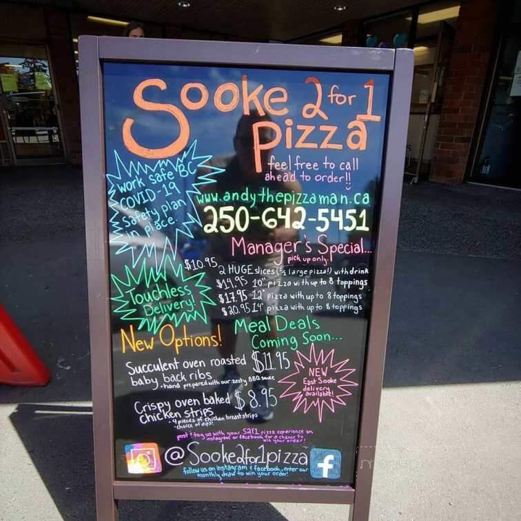 Sooke 2 for 1 Pizza - Sooke, BC