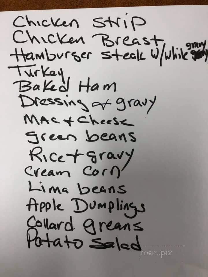 Steakhouse Cafeteria - Walhalla, SC menu_pic