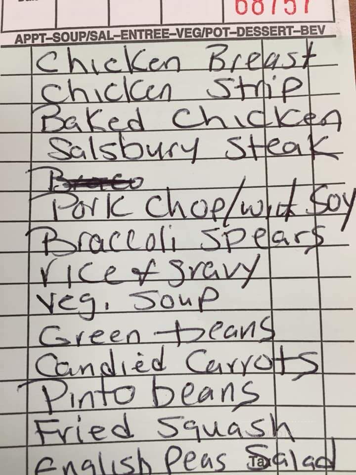 Steakhouse Cafeteria - Walhalla, SC menu_pic