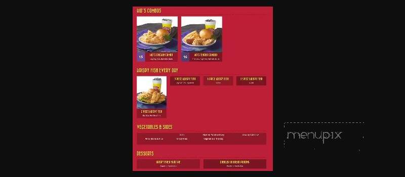 Hartz Chicken Buffet - Rosenberg, TX menu_pic
