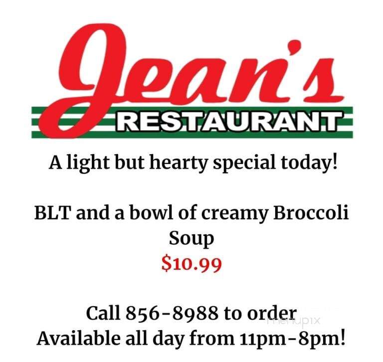 Jean's Restaurant - Moncton, NB