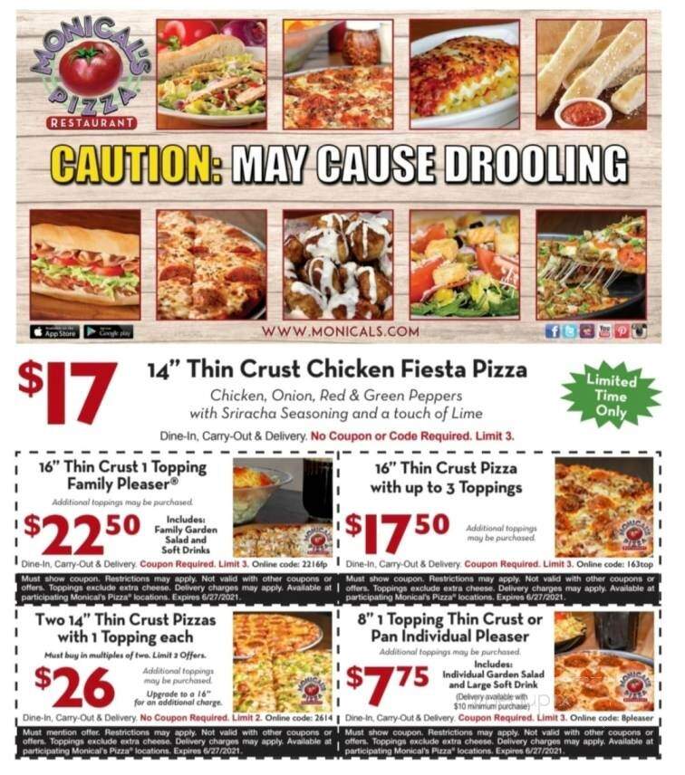 Monical's Pizza of Sycamore Terrace - Terre Haute, IN menu_pic