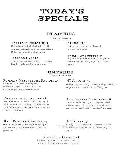 Rudy's Little Italy - Rocky Hill, CT menu_pic