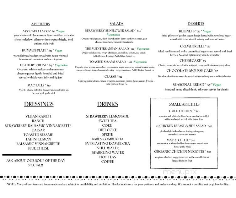 Spade and Spatula - Blue Jay, CA menu_pic