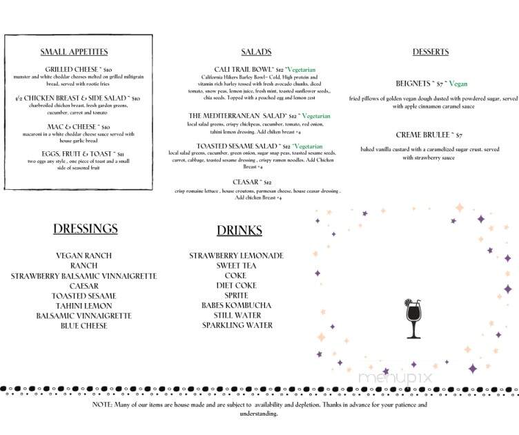 Spade and Spatula - Blue Jay, CA menu_pic