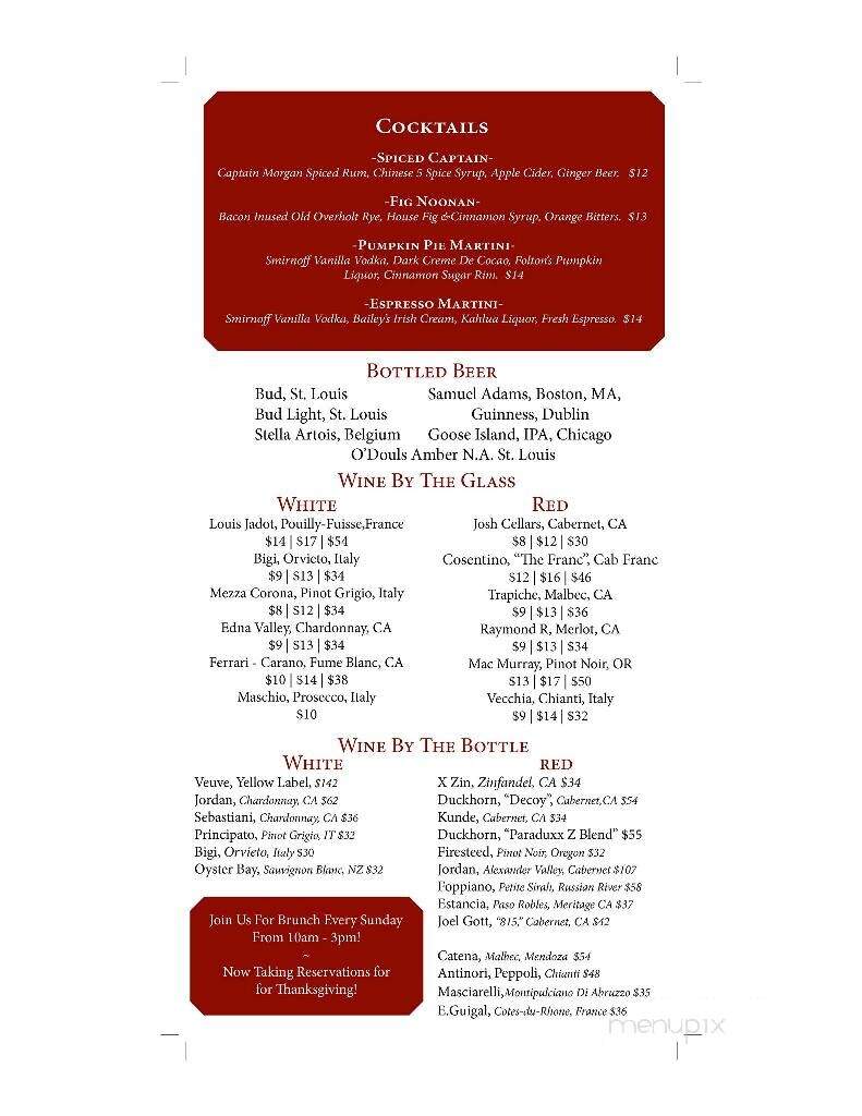 The Barn At Spring House - New Shoreham, RI menu_pic
