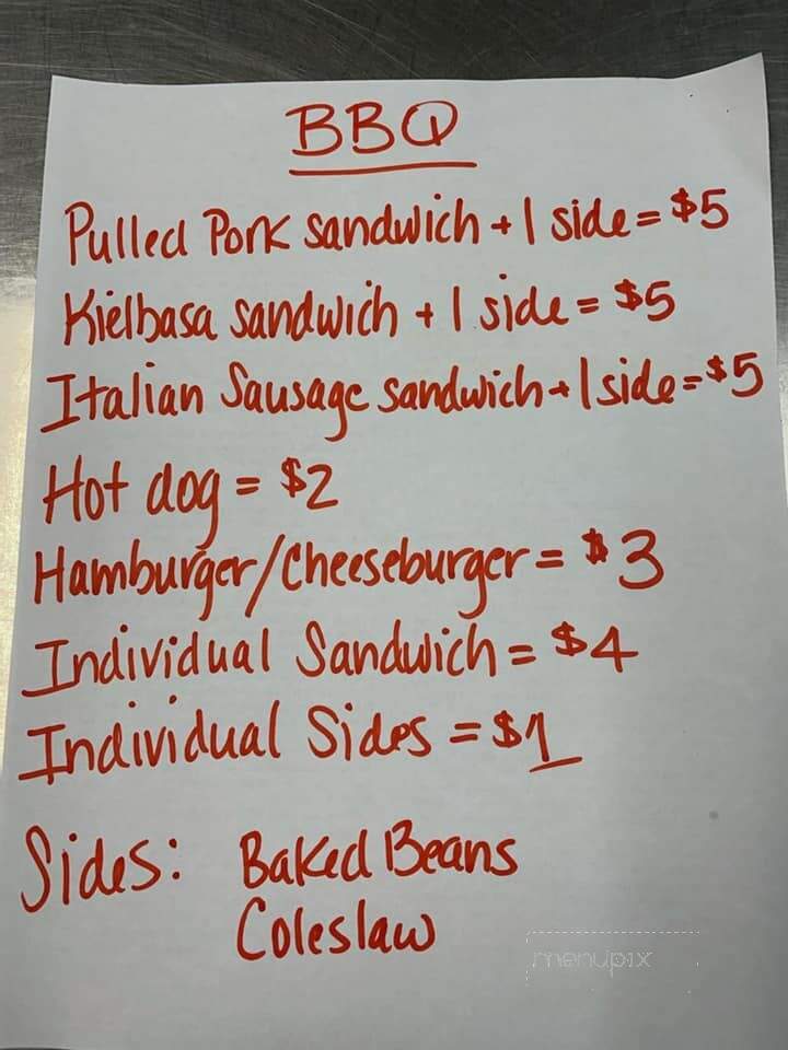 Country Custard Cottage - Sutersville, PA menu_pic