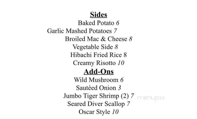 Camille's Prime - Mount Pleasant, MI menu_pic