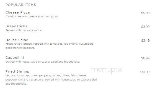 Gondolier Italian Restaurant and Pizza - Clinton, TN menu_pic