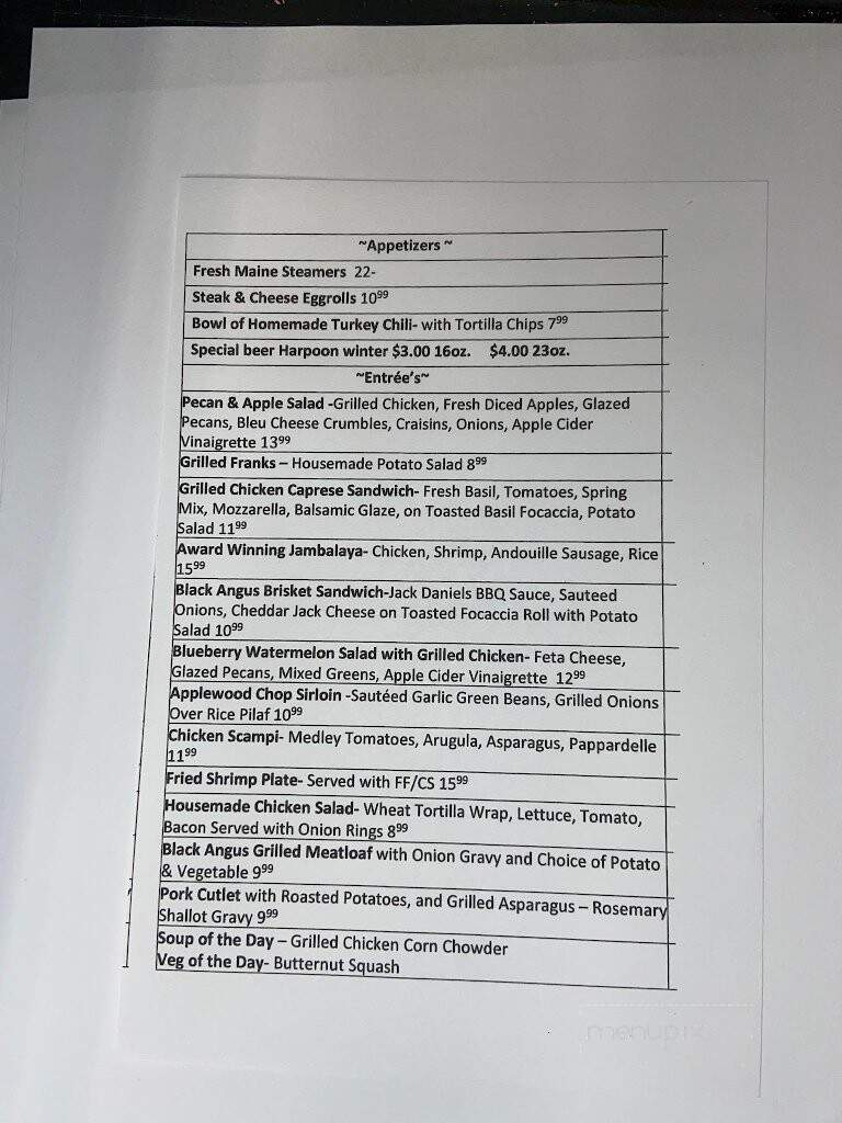 Midway Restaurant - Dedham, MA menu_pic