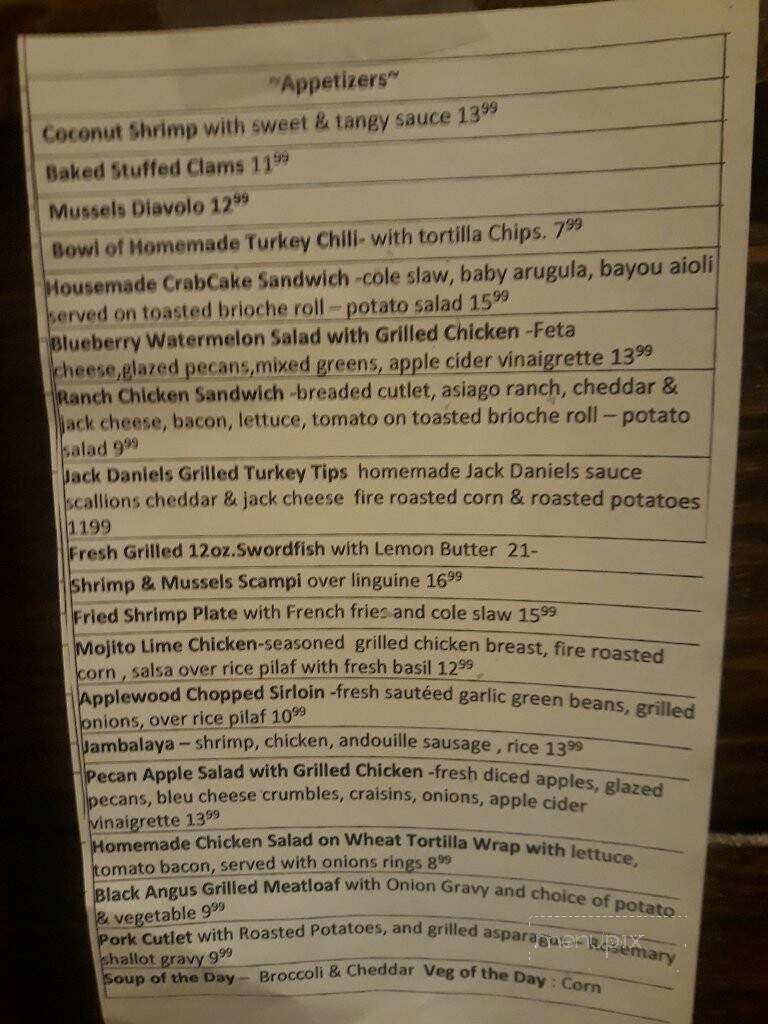 Midway Restaurant - Dedham, MA menu_pic