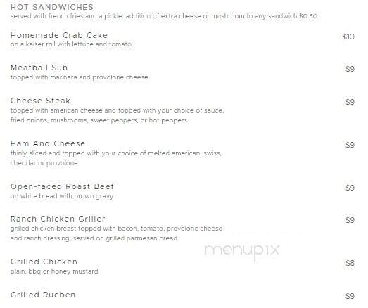 Spunktown Tavern - Boyertown, PA menu_pic