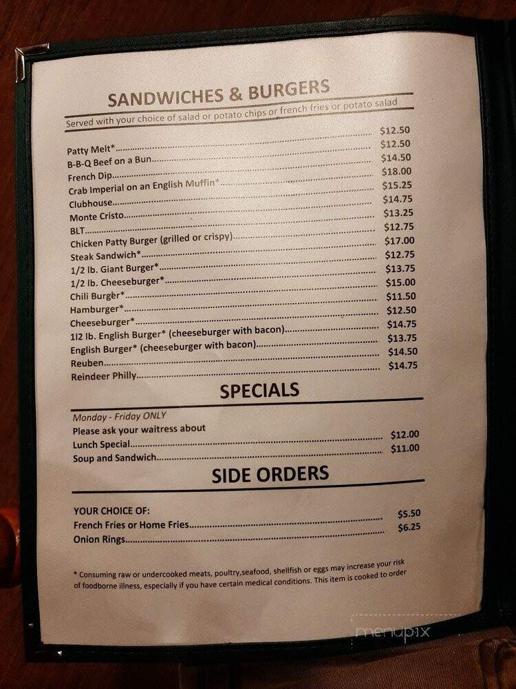 Gwennies Old Alaska Restaurant - Anchorage, AK menu_pic