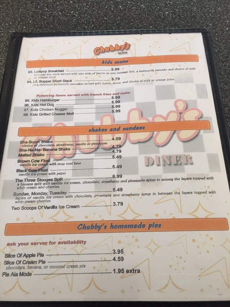 Chubby's Diner - Roseville, CA
