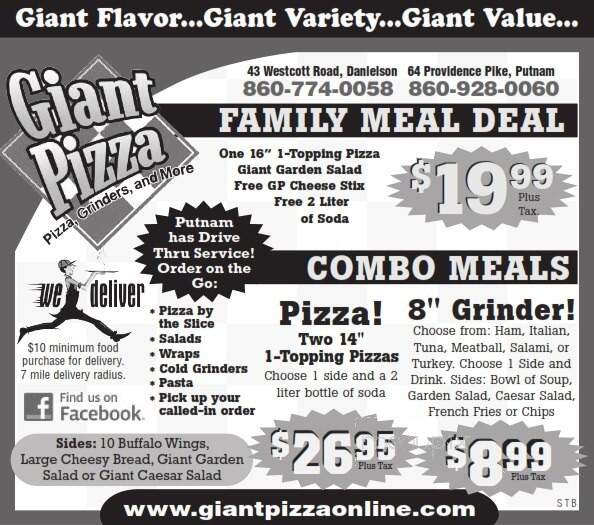 Giant Pizza - Danielson, CT