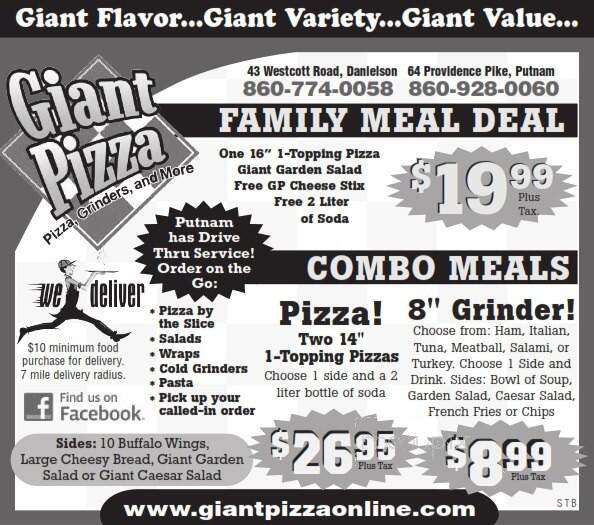 Giant Pizza - Danielson, CT menu_pic