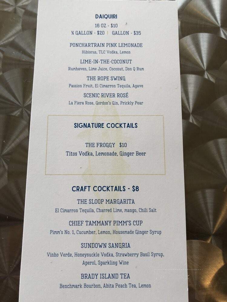The Anchor - Madisonville, LA menu_pic