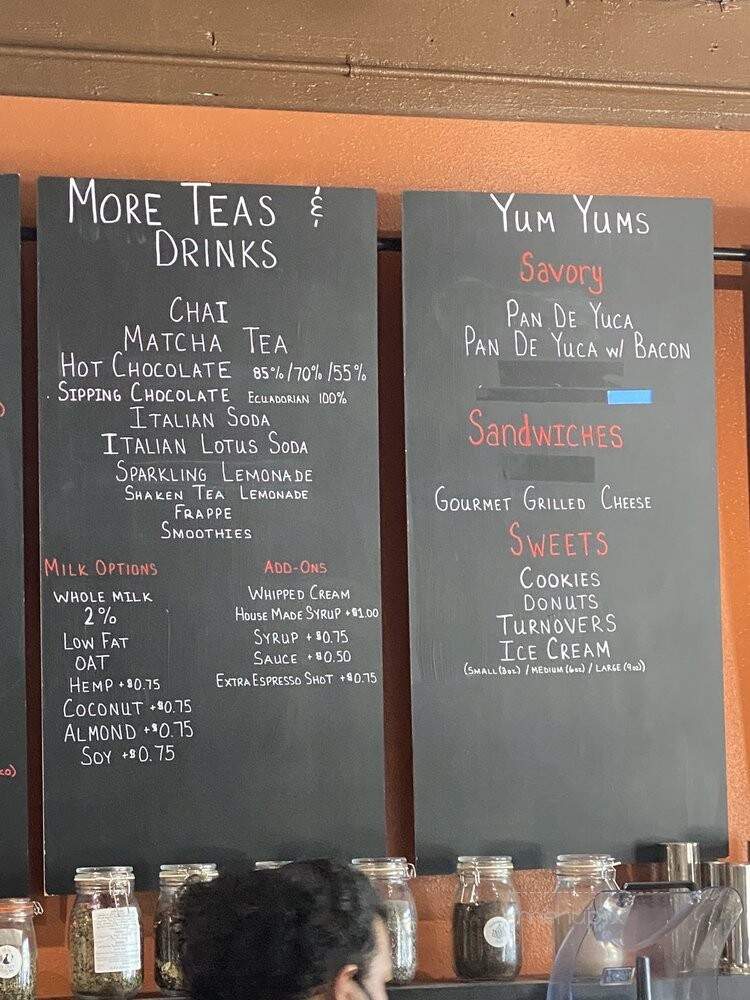 Mixed: Coffee and Community - Mill Creek, WA menu_pic