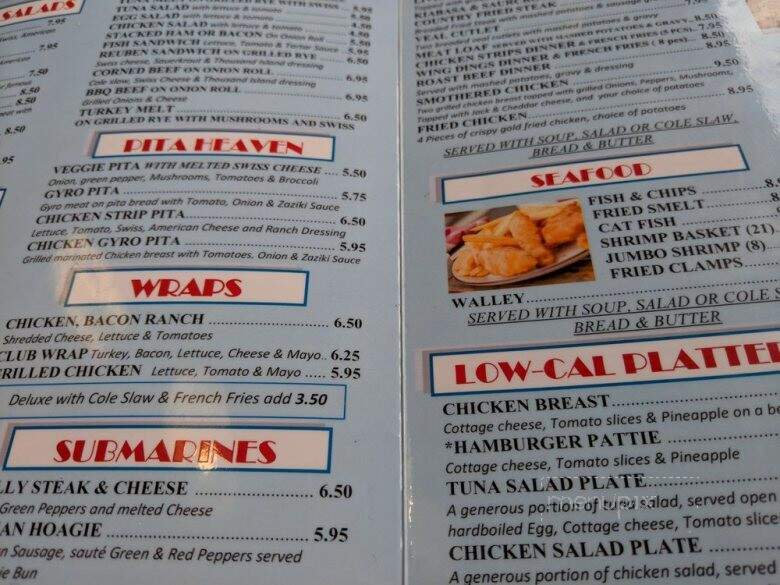 Fifth Wheel Truck Stop & Rest - Frenchtown Township, MI menu_pic