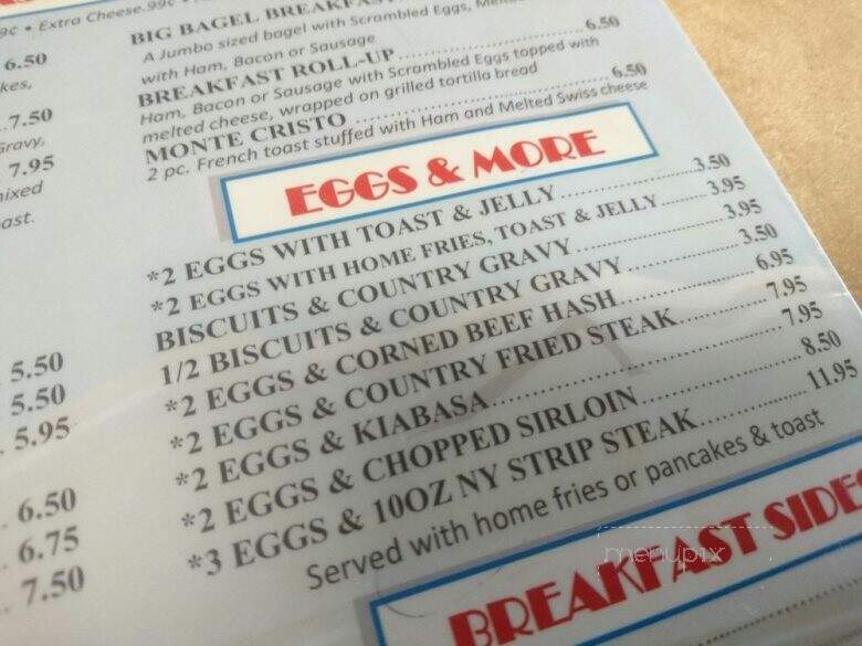 Fifth Wheel Truck Stop & Rest - Frenchtown Township, MI menu_pic