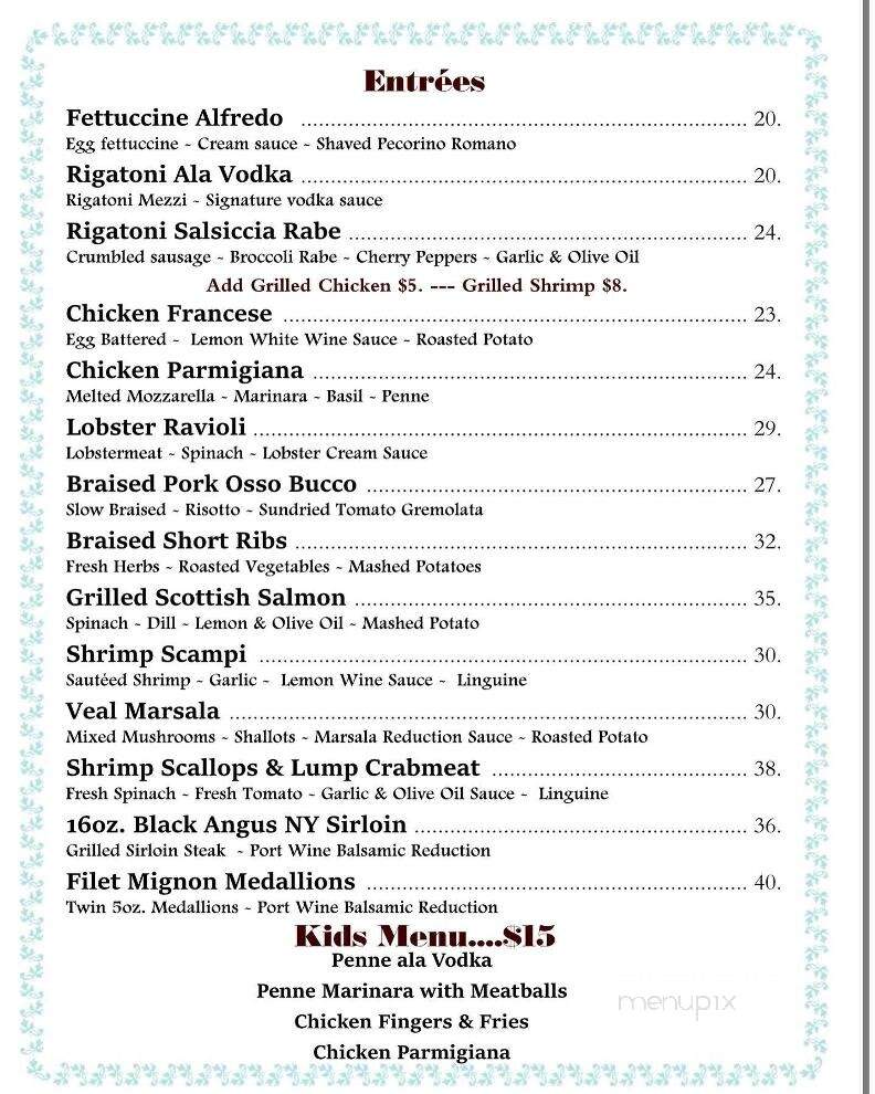 Biagio's Ristorante - Paramus, NJ menu_pic