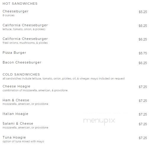 Romano's Restaurant - New Ringgold, PA menu_pic