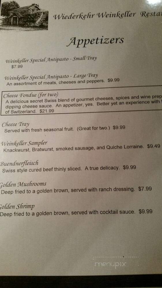 Wiederkehr Wine Cellars - Altus, AR menu_pic