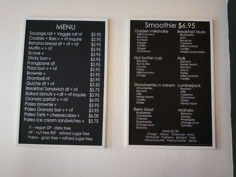 The Gluten Free Epicurean - Vancouver, BC menu_pic
